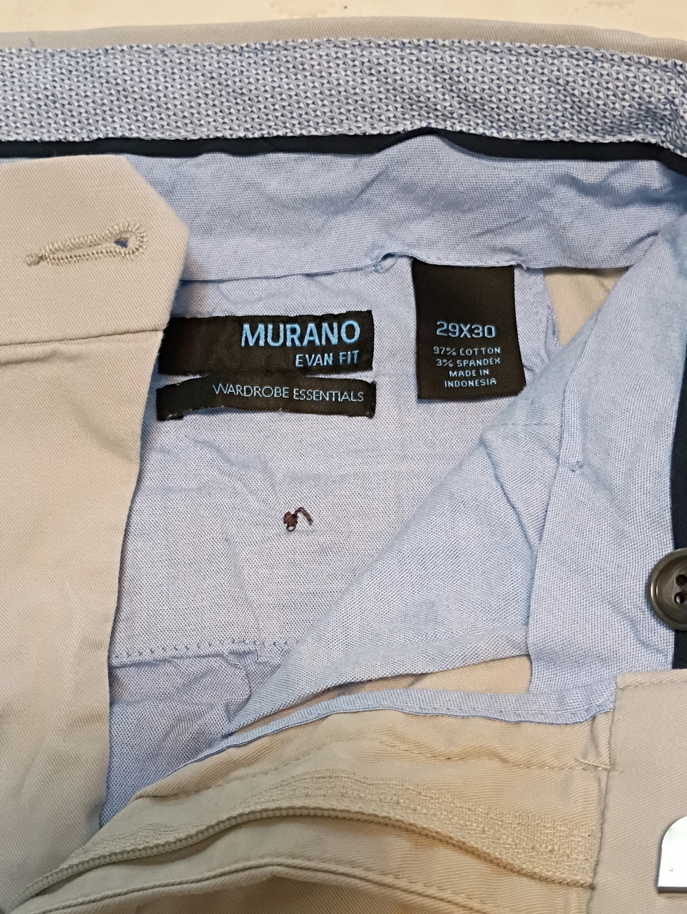 Murano Evan Fit Men’s Khaki/Tan Chinos